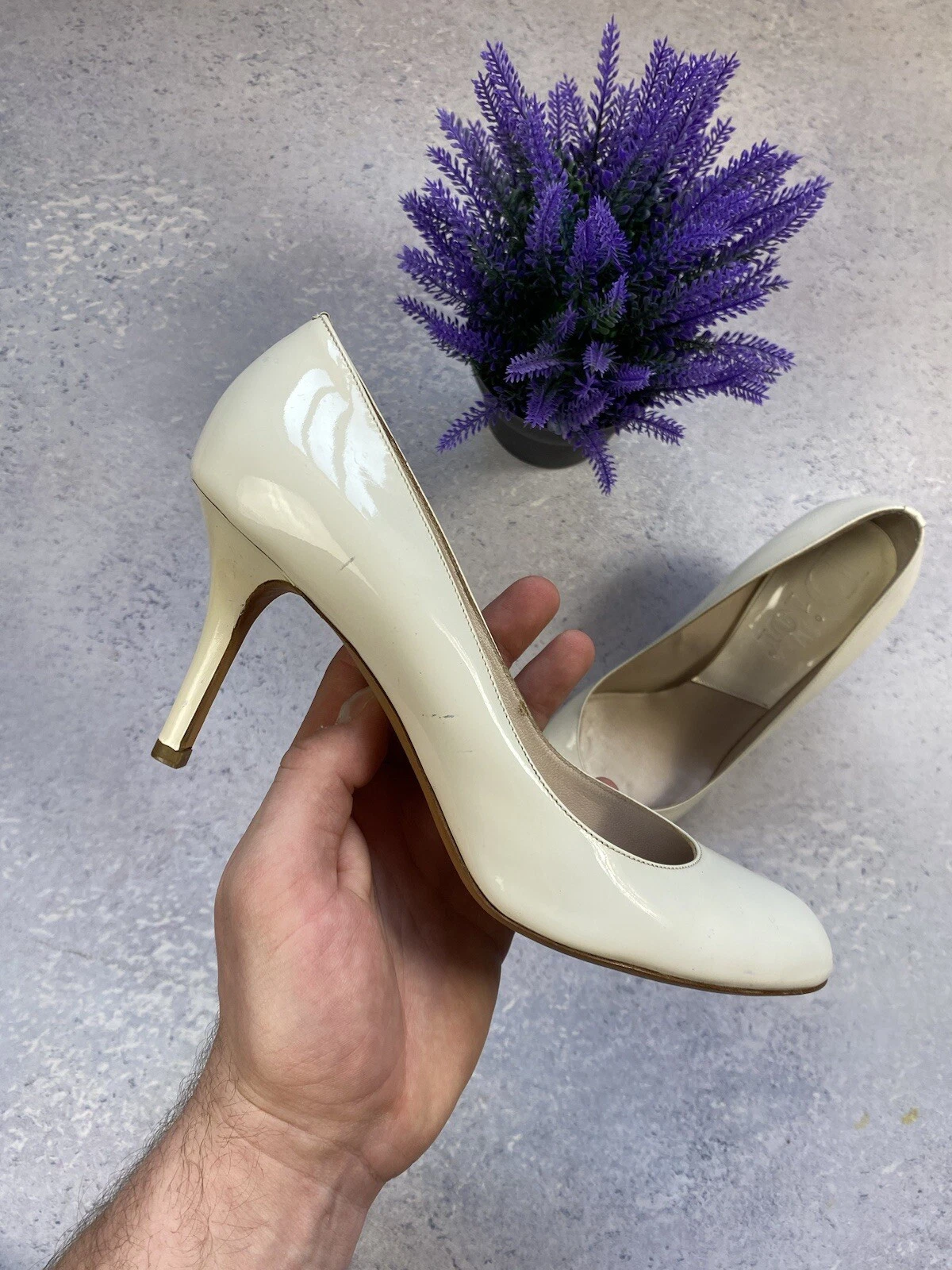 chaussures femme christian dior talons cuir verni pointure 38