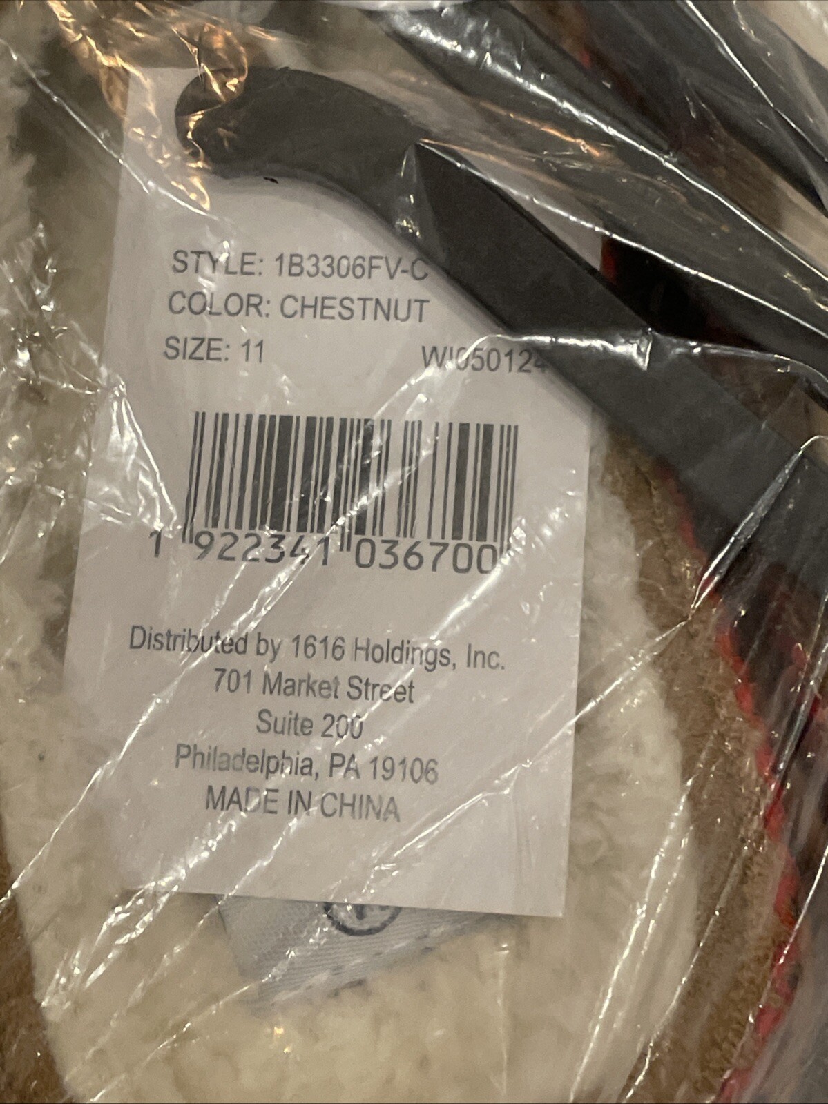 SAOLA Pantofole Sole Mates Ho taglia 10 taglia 11 colore castagno calde Natale inverno