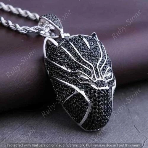 Black panther outlet diamond necklace
