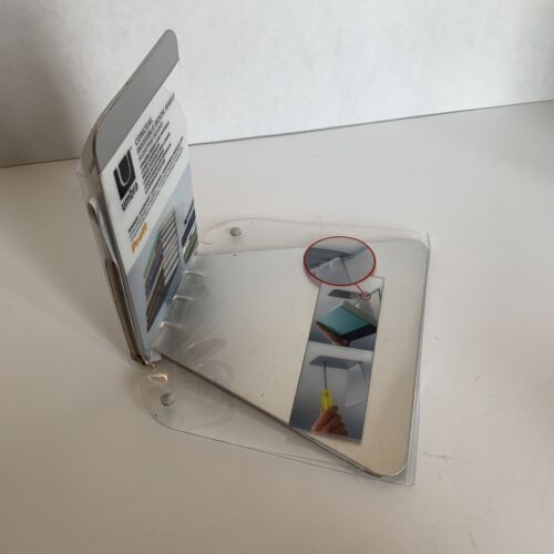 New Umbra Conceal Invisible Floating Silver Book Shelf Smalln - Afbeelding 3 van 7