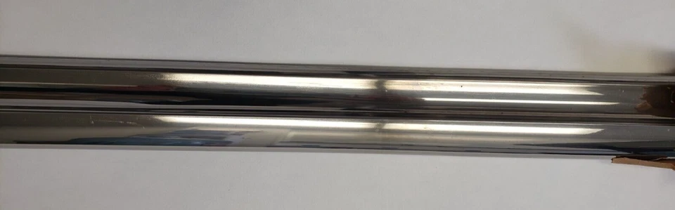 1955 Plymouth Belvedere dianteiro esquerdo driver lateral moldura acabamento 1599538 NOS. - Imagem 3 de 4