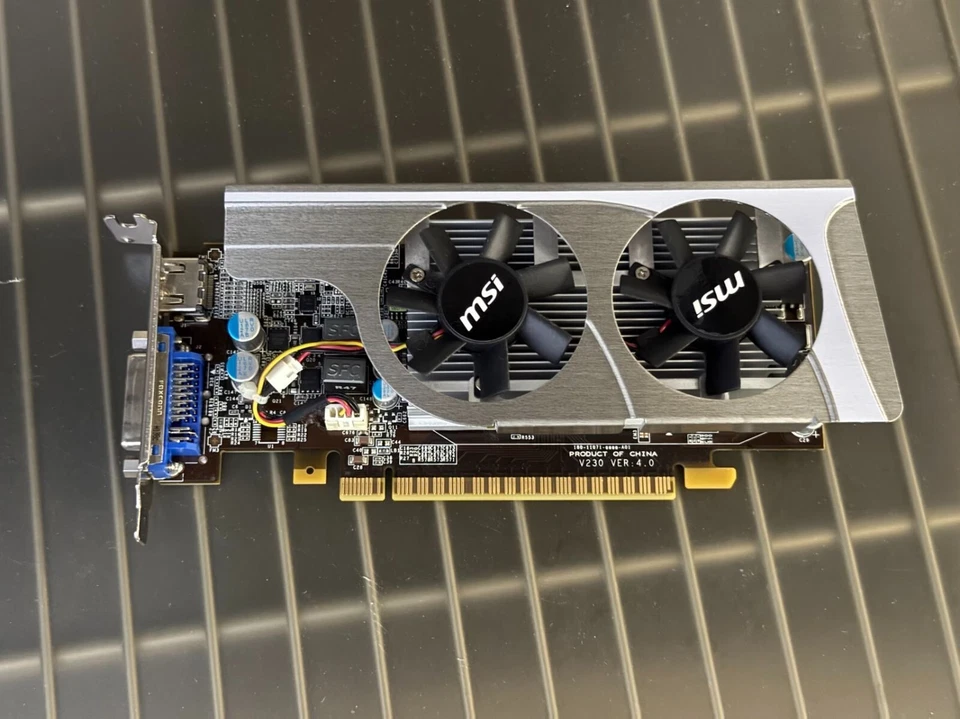 MSI N440GT GeForce GT440 1GB DDR3 Video Card V230 Ver: 4.0 N440GT-MD1GD3/LP - Image 2 of 2