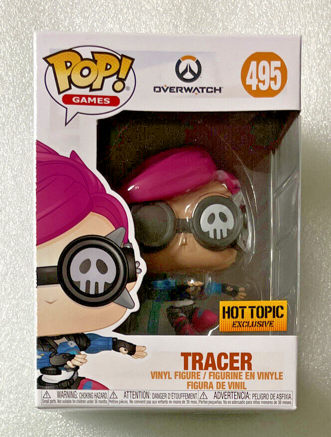 Tracer Funko Pop Games Overwatch Hot Topic Exclusive #495 Unopened Box