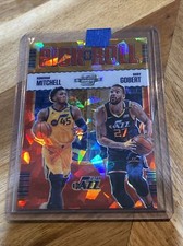 DONOVAN MITCHELL RUDY GOBERT 2020 Contenders Optic Pick N Roll Red Cracked ICE!