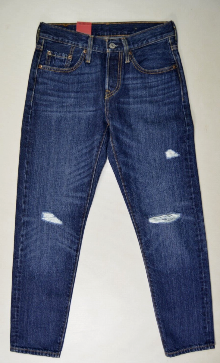 NEW LEVIS 501 T Tapered JEANS W24 L28 size 6-8 women ladies 36197