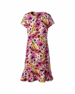 lands end ruffle t shirt dress