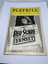 September 1991 - Lucille Lort Theatre Playbill - Red Scare On Sunset - Buckley