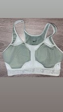 Nike Size Medium Sports Bra Mint Green Swoosh Ultrabreathe Padded Lace Logo