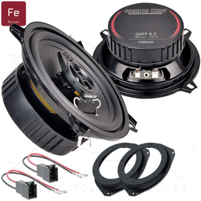 GROUND ZERO LAUTSPRECHER für OPEL CORSA C 2000-2006 Front Vorn 2-Wege 110W #B0NY