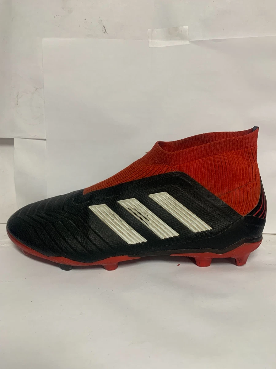 Adidas Predator Control Skin Cleat Red/Black Soccer Cleats Youth Size 6