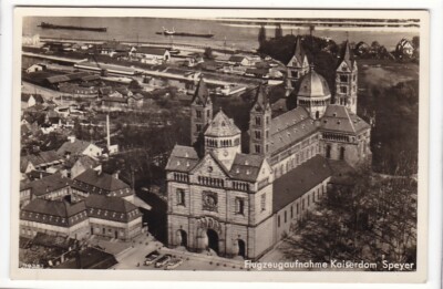 uralte AK, Speyer Kaiserdom Hansa- Flugzeugaufnahme //06