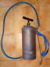 POMPA IRRORATRICE BELTRANI vintage 1950, rame/ottone, a spalla, usata ben tenuta