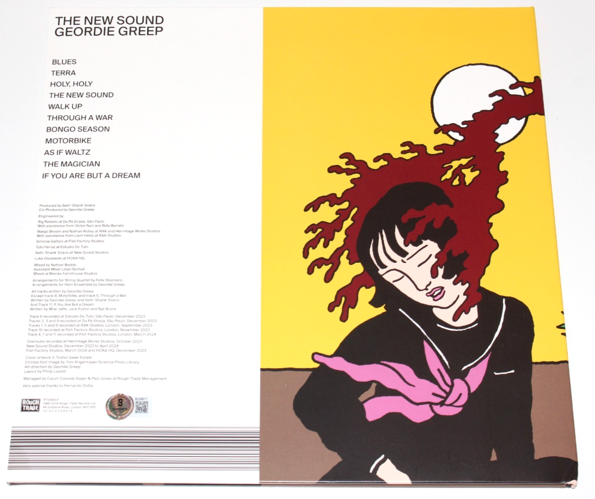 GEORDIE GREEP SIGNED THE NEW SOUND VINYL RECORD ALBUM LP BLACK