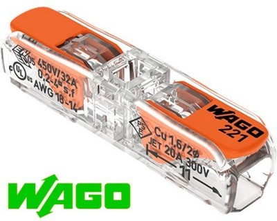 WAGO Klemmen 221-2411 Verbindungsklemme Max 4mm²