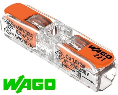 WAGO Klemmen 221-2411 Verbindungsklemme Max 4mm²