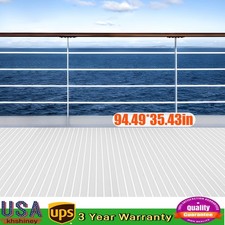 94.5" Marine Boat Flooring EVA Foam Faux Teak Decking Sheet Sea Deck Yacht Mat