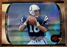 1998 Peyton Manning ROOKIE CARD #181 (RC) - Upper Deck UD3 - Future Shock. rookie card picture
