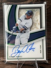 2024 Panini Immaculate Bobby Abreu Shadowbox Signatures Green Auto 4/5