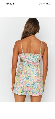 jenna cut out mini dress multi Jenna Cut Out Mini Dress Multi