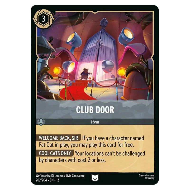 Lorcana - Wilds Unknown - Club Door (Uncommon) - 202/204