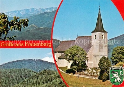 Bruck Mur Wallfahrtskirche Frauenberg Panoramamit Hochschwab und Rennfeld