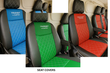 VAN SEAT COVERS  FOR FORD TRANSIT CUSTOM  2013-23 TAILORED FIT