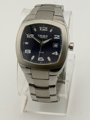 Tribe by Breil Mens Stainless Steel Blue Dial Quartz Watch Rare model 6819340007