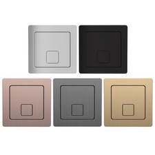 Toilet Concealed Cable Cistern WC Toilet Push Button Square Dual Flush Plate