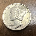 1941 Unc MERCURY SILVER Dime Silver @ $103.91 Oz Invest Or Fill Collection Today