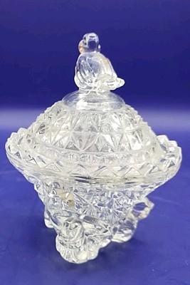  Hofbauer Crystal Lead Glass Jewelry Trinket Holder  