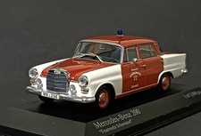1/43 Mercedes Benz 200 Feuerwehr SCHORNDORF FIRE car 1965 Minichamps