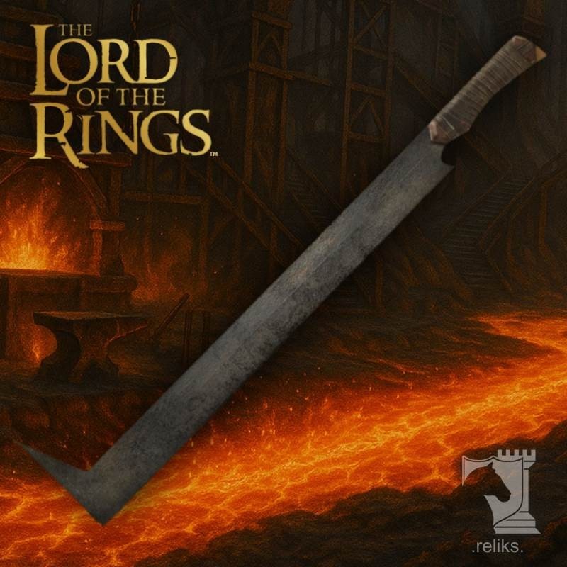 *NEW* LOTR United Cutlery UC1309 Uruk-Hai "Scimitar" Machete Weapon UNOPENED🔪✨️