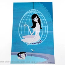 SHAG Rare Art Exhibition Poster Print 2008 - (Josh Agle)