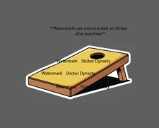 Cornhole Sticker Waterproof Decal Sport Game Beer Drinking Yard Games Gift NEW