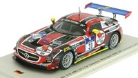 1:43 Spark Mercedes Sls Amg Gt3 Car Coll.Motorsport Adac Nurburgring 2014 SG157