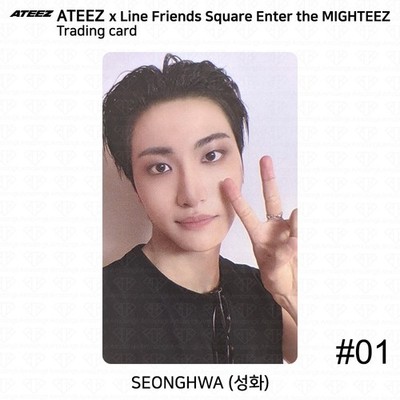 ATEEZ LINE FRIENDS Enter the Mighteez POP-UP Trading Card KPOP K