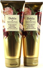 QTY 2 - Bath  Body Works DAHLIA Body Cream Lotion Moisturizer 8oz