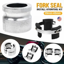 Motorcycle Fork Seal Driver Tool Adjustable 39mm-45mm Oil Seals Install Tool Kit