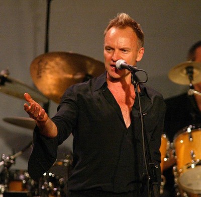 Sting Carousel of Hope Ball 2002 to benefit childhood diabetes hos- Old Photo 4