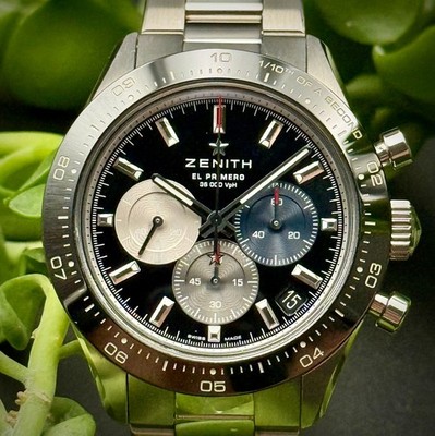 Zenith Chronomaster Sport Black Dial 03.3100.3600/21.M3100 - Excellent Condition