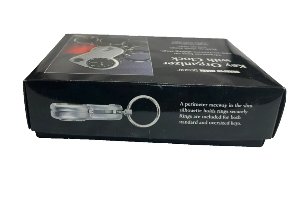Sharper Image Design Key Organizer with Clock -NEW OPEN BOX - Image 4 of 4