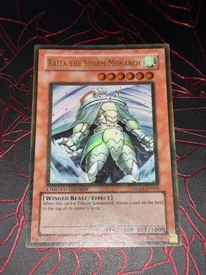 GLD2-EN026 Raiza The Storm Monarch Yugioh Gold Rare