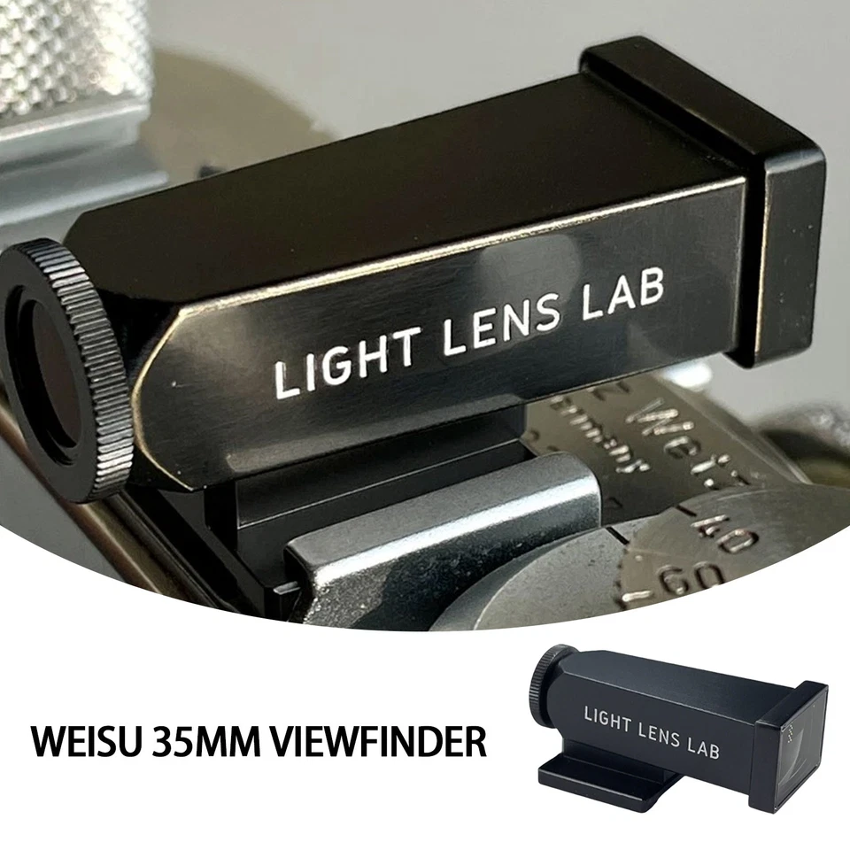 Light Lens Lab 35mm Optical Viewfinder L-vf35wu Brass Weisu Replica For Leica Yu - Image 4 of 4