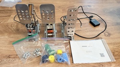 Simjack Adjustable Metal Racing Pedals Set w/ Simagic Interface Box / UT-P2