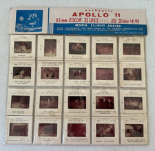 Apollo 11 set 20 slides Moon Flight Series NASA VTG photos package Landing READ