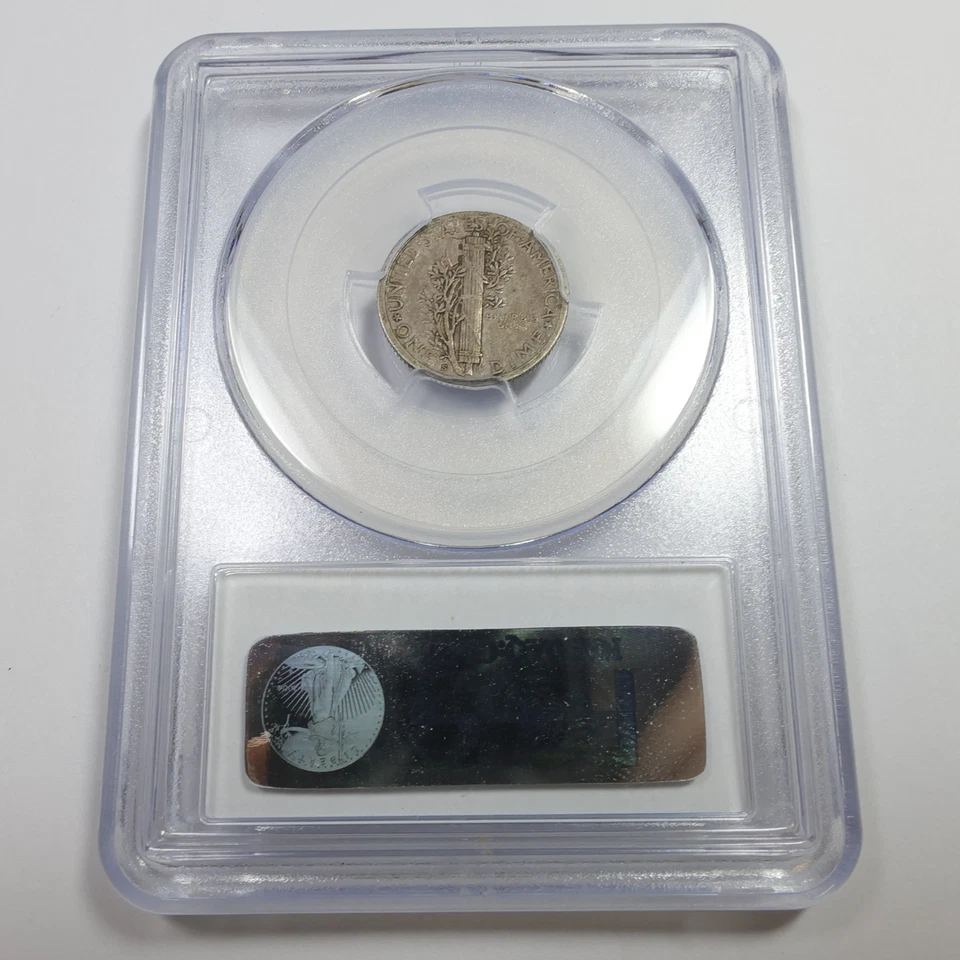 1925 S PCGS VF30 - Silver Mercury Dime 10c US Coin #56063B - Image 3 of 4