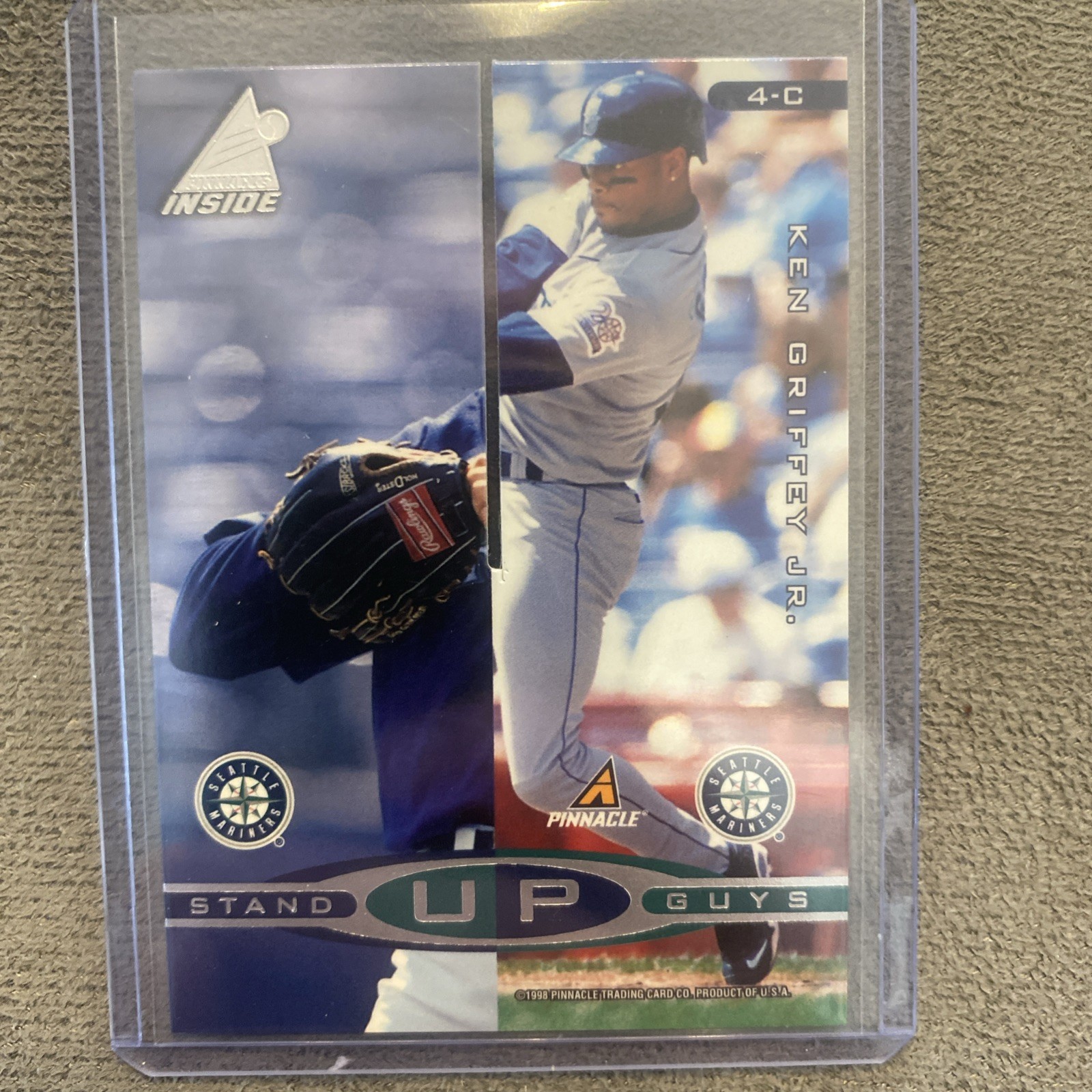 1998 Pinnacle Inside - Ken Griffey Jr. “STAND UP” MARINERS SSP RARE!! 👀💎A-Rod