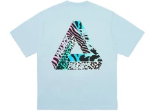 NEW LARGE PALACE SKATEBOARDS JUNGLE DREAM TRI-FERG TEE FAINT BLUE FW 2024