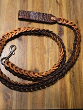 Leather Dog Leash 5 Ft Made Custom.