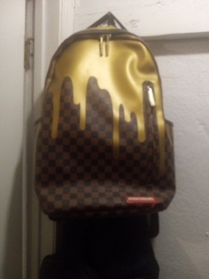 Sprayground Men's Backpack Henny Brown Trippy Check, Brown